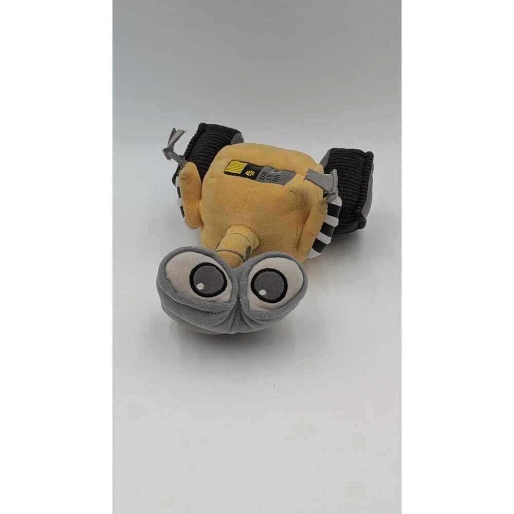 Pixar Disney Parks Store Wall-E Stuffed Figure Plush Yellow Robot